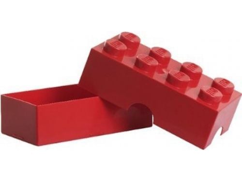 LEGO Lunch Box - Matlagringsbeholder - kubus - knallrød