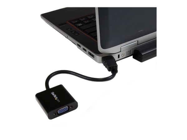 Startech - Video adapter - HDMI hann til HD-15 (VGA) hunn - 24.5 cm - svart - 1080p-støtte, aktiv - for P/N: DK30C2DPEPUE, DK30C2DPPDUE, DK31C3HDPD...