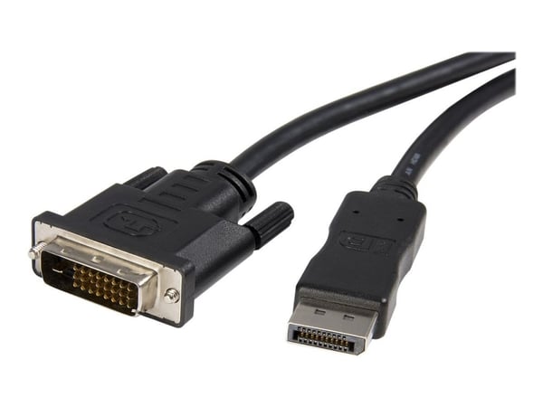 StarTech 10 ft DisplayPort to DVI Video Adapter Converter Cable - M/M (DP2DVIMM10) - DisplayPort-kabel - DisplayPort (hann) til DVI-D (hann) - 3 m ...