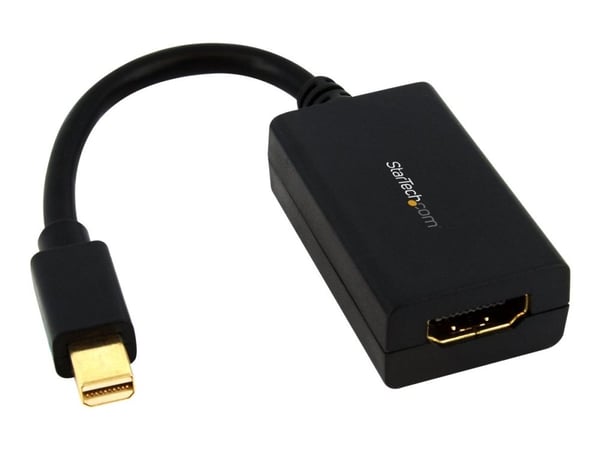 Startech Mini DisplayPort to HDMI Adapter - 1080p - Thunderbolt Compatible - Mini DP Converter for HDMI Display or Monitor (MDP2HDMI) - Video adapt...