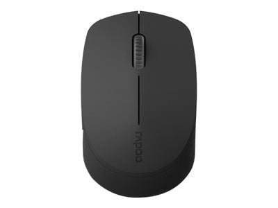 Rapoo M100 Silent, Molempikätinen, Optinen, RF Wireless + Bluetooth, 1000 DPI, Harmaa