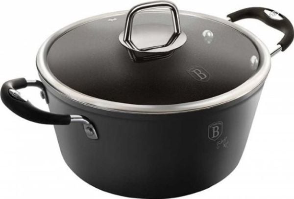 Berlinger Haus gryte GARNEK TYTANOWY 20 cm 2,5 L BERLINGER HAUS BLACK PROFESSIONAL LINE BH-6122