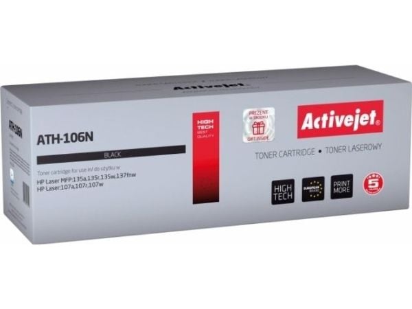 Activejet ATH-106N, 1000 sivua, Musta, 1 kpl