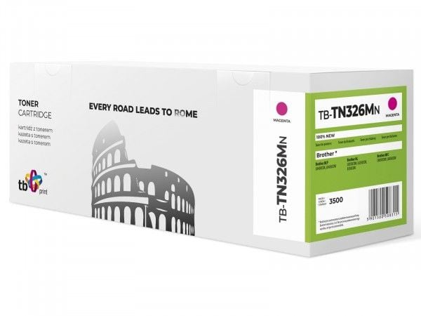 TB - Magenta - kompatibel - tonerpatron (alternativ for: Brother TN326M) - for Brother DCP-L8400CDN, DCP-L8450CDW, MFC-L8650CDW