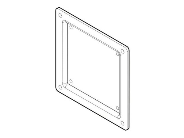 Neomounts FPMA-VESA100 - Monteringskomponent (VESA-adapterplate) - for LCD-skjerm - svart - skjermstørrelse: 10"-30"
