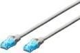 Digitus DK-1612-0025, 0,25 m, Cat6, U/UTP (UTP), RJ-45, RJ-45, Grå