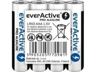 Alkaliparisto AAA / LR03 everActive Pro- bakke 4 stk.