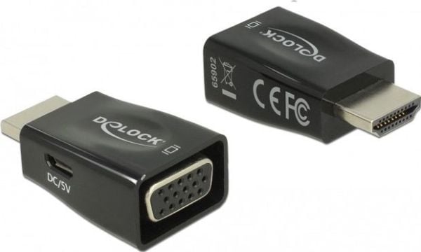 Delock - Videomuuntaja - HDMI - VGA - lajittelu