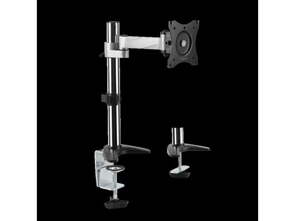 LogiLink BP0075, Festeklemme/gjennomføring, 8 kg, 33 cm (13"), 68,6 cm (27"), 100 x 100 mm, Sort, Rustfritt stål