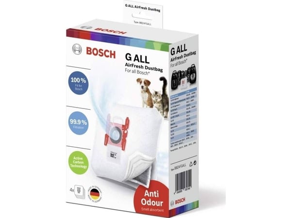 Bosch BBZAFGALL AirFresh - Pose - for støvsuger (en pakke 4)