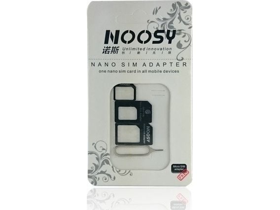 NOOSY SIM-adapter 3-i-1 + nøkkel (3981)