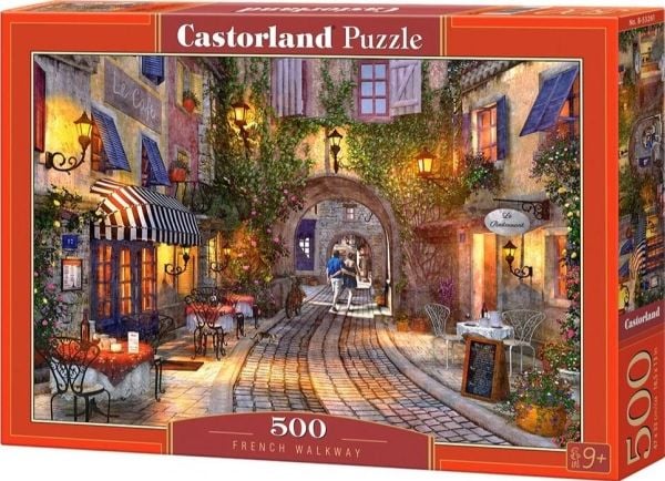 Castorland French Walkway 500 pcs, 500 stykker, By, 9 år