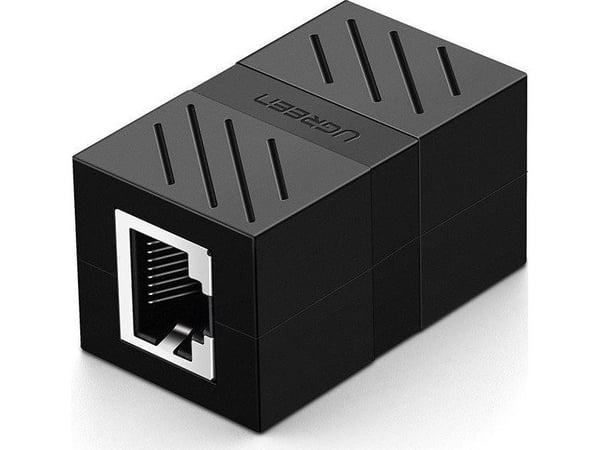 Kontakt, nettverksutvidelse RJ45 UGREEN NW114 Ethernet, 8P/8C, Cat.7, UTP (svart)