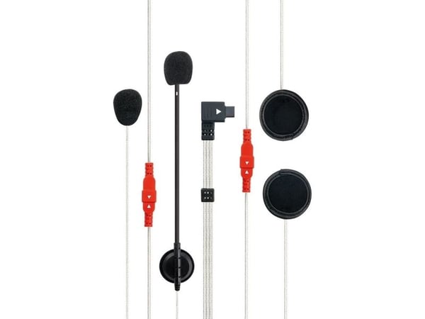 Midland C1008, Hodesett, Svart, Mono, Koblet med ledninger (ikke trådløs), Boom