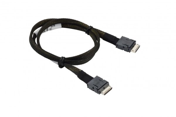 Supermicro - SAS intern kabel - OCuLink (SFF-8611) (hann) hasp til OCuLink (SFF-8611) (hann) hasp - 65 cm