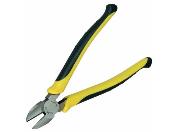 Stanley 0-89-859, Diagonal tang, Sort, Gult, 200 mm