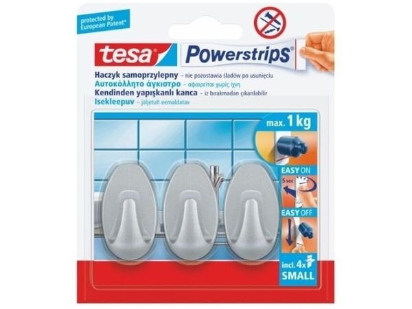 Tesa runde kroker hann krom (H5751900)