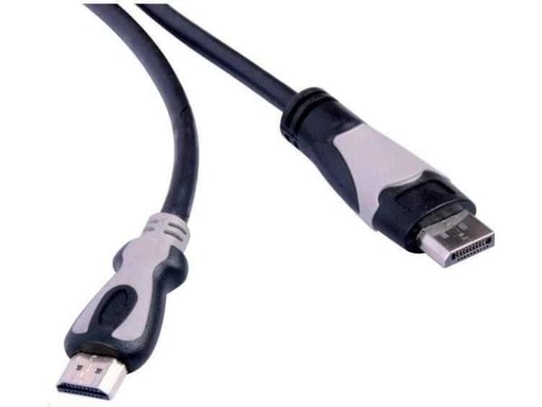 PremiumCord kportadk01-03, 3 m, DisplayPort, HDMI, Hankjønn, Hankjønn, Rett