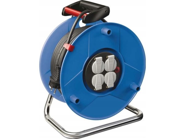 Brennenstuhl förlängningskabel på trumma Garant 25 m 4×230V svart (1218054)