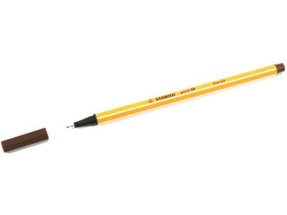 STABILO point 88, Brun, Brun, Oransje, Sekskantet, Metall, 0,4 mm, Tyskland