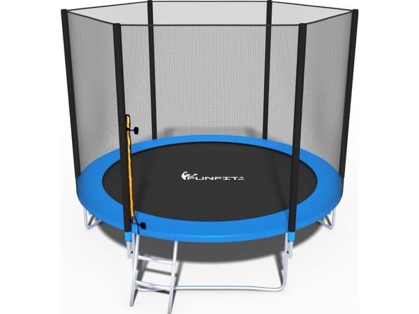Hoppetau/Trampolin Funfit 841 med utvendig nett 8,5 FT 252 cm