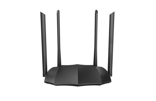 Tenda AC8, Wi-Fi 5 (802.11ac), Dobbelbånd (2.4 GHz / 5 GHz), Ethernet/bredbåndsforbindelse, Sort, Frittstående router