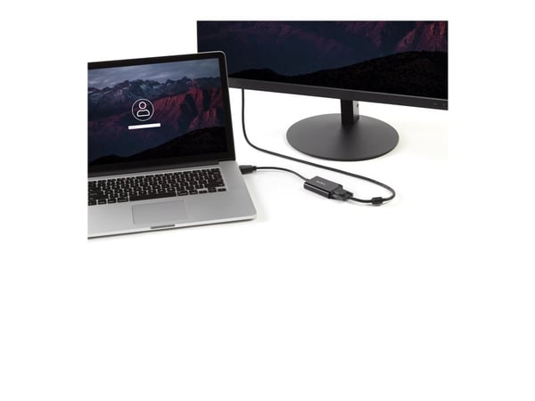 StarTech.com HDMI till VGA-videoadapter med audio för stationär/bärbar dator/Ultrabook - 1920x1080 - Videokort - HDMI hane till HD-15 (VGA), minija...