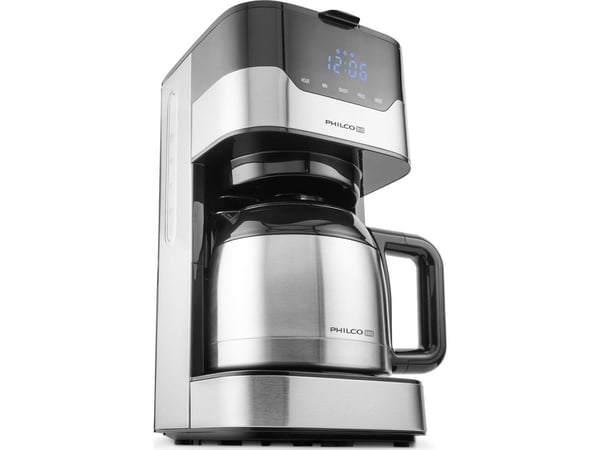 Philco PHCM 3000 Silver yhden annoksen espressokeitin hopea Philco PHCM 3000 Silver yhden annoksen espressokeitin hopea