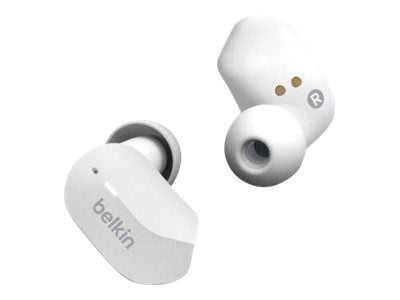Belkin SoundForm - True wireless-hodetelefoner med mikrofon - i øret - Bluetooth - hvit