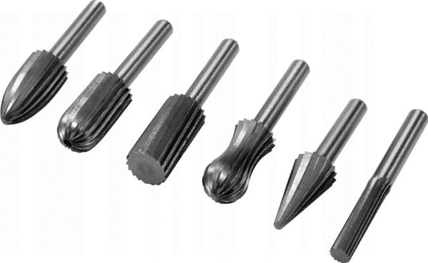 Yato YT-61711, Kværn Sett, Aluminium, Stål, 6 mm, 3000 RPM, Stål