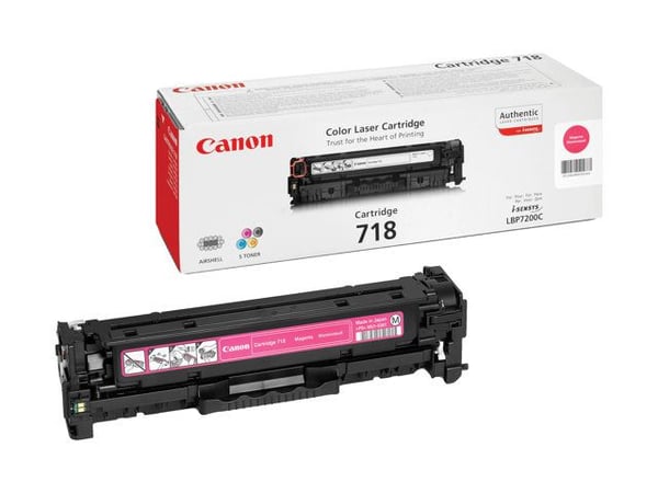 Canon CRG-718 M, 2900 sider, Fiolblå, 1 stykker