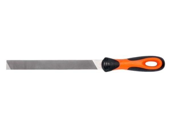 Bahco ERGO 4-144-08-2-2, Fil, Flate mapper, Mellom grov og 2. kutt, Black,Orange, Ergonomisk, Grep som ikke glir, 20 cm