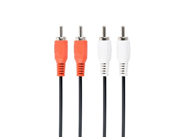 Cablexpert CCA-2R2R-6 - Lydkabel - RCA hann til RCA hann - 1.8 m