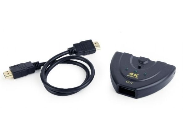 Cablexpert DSW-HDMI-35 - Video/audio switch - 3 x HDMI - stasjonær