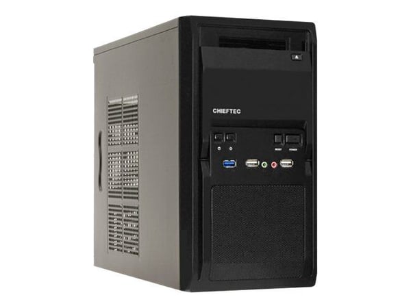 Chieftec LIBRA Series LT-01B - Tower - micro ATX - ingen strømforsyning (ATX) - USB/lyd