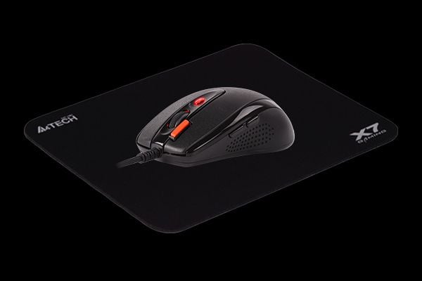 A4Tech X7 Gaming Combo X-7120 - Mus - optisk - 7 knapper - kablet - USB - svart