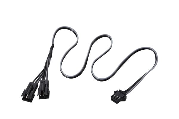 Phanteks PH-CB-DRGB3P, 3-stikben, 2 x Molex (3-pin), Lige, Lige, Sort, Grå Phanteks PH-CB-DRGB3P, 3-stikben, 2 x Molex (3-pin), Lige, Lige, Sort, Grå