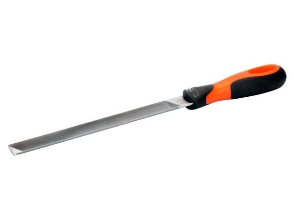 Bahco ERGO 4-140-08-1-2, Fil, Klämmapp, Medelfin, Plast, Svart, Orange, Ergonomisk, Halkfritt grepp