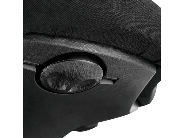 LogiLink EO0011, Polstret Sete, Sort, Stoff, Metall, Sort, 24 cm