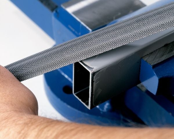 Bahco ERGO 1-210-12-1-2, Fil, Halvrund fil, Medelfin, Plast, Svart, Orange, Ergonomisk, Halkfritt grepp