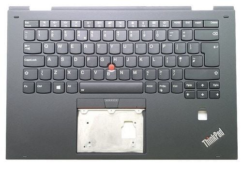 Lenovo 01HY827, Kabinettbase + tastatur, Nordisk, Lenovo, ThinkPad X1 Yoga 2nd Gen