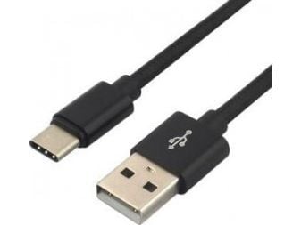 USB-A til USB-C-kabel EverActive 0,3 m svart (CBB-0.3CB)