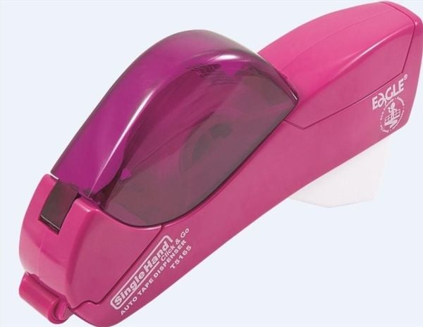 Eagle Tapeholder T 5165 AB rosa + to ruller med tape