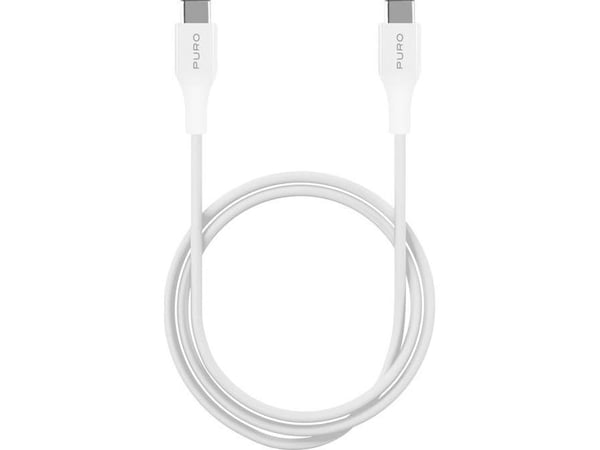 PURO CUSBCUSBC2MTWHI, 2 m, USB C, USB C, USB 2.0, Valkoinen