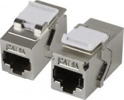 EFB Elektronik 37521.1V2, Litteä, Metallinen, RJ-45, RJ-45, Hunstik, Hunstik, Hunstik