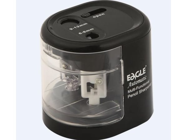 Batteridrevet viskelær med to hull svart EG-5161