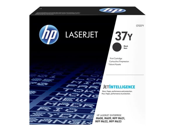 HP 37Y - Ekstra høy ytelse - svart - original - LaserJet - tonerpatron (CF237Y)