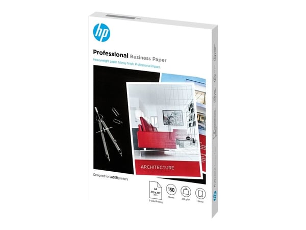 HP Professional Glossy Paper - Blank - A4 (210 x 297 mm) - 200 g/m² - 150 ark fotopapir - for Color LaserJet Enterprise MFP M480; LaserJet Managed ...