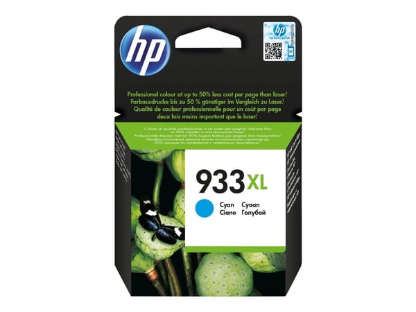 HP 933XL - Høy ytelse - cyan - original - blekkpatron