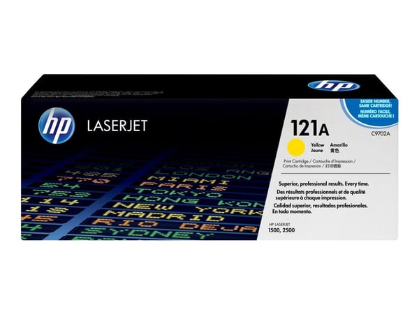 HP 121A Yellow Original LaserJet Toner Cartridge, 4000 sivua, Keltainen, 1 kpl